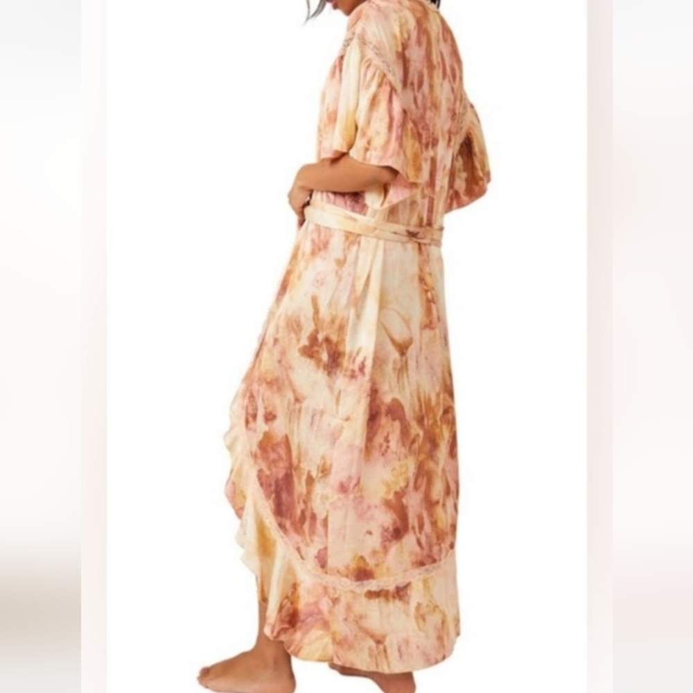 Free People Intimately Women's Moonbeams Washed Robe Size XSmall - Picture 5 of 11